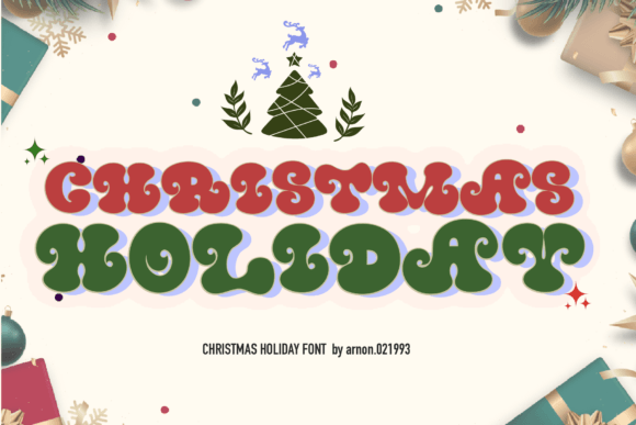 Christmas Holiday Font — A Seasonal Design Essential