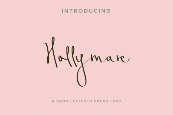 Hollymare: The Handwritten Font That Steals the Show
