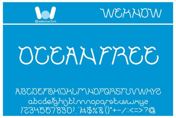 Ocean Free Font: A Versatile Typeface for Every Creative Project