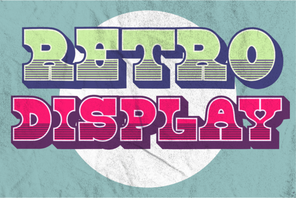 Retro Display Font: Nostalgia Meets Modern Design